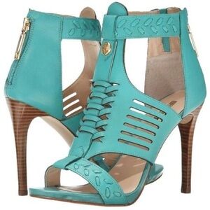 Guess GW Corale  Turquoise High Heel Sandals Sz-7